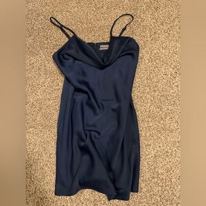 Urban Outfitters Midnight Blue Backless Dress